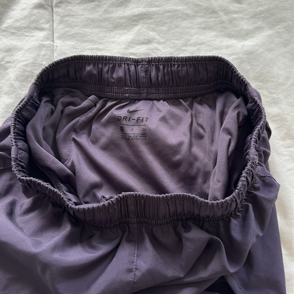 nike purple athletic shorts, size small - Picture 2 of 4
